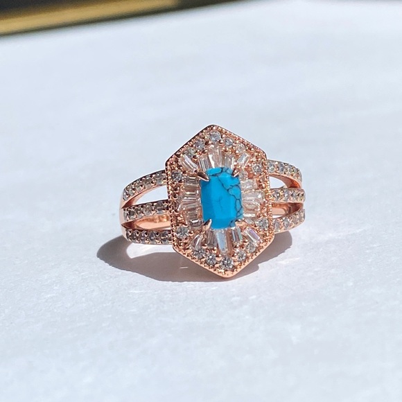 Jewelry - Bomb Party Rose Gold December Ring Size 6